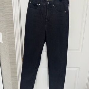 Madewell Classic Straight Jean in Black